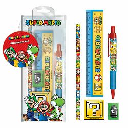 PYRAMID SUPER MARIO (COLOUR BLOCK) STATIONERY SET - 5051265734303
