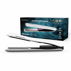 REVAMP PROGLOSS ION SHINE CERAMIC HAIR STRAIGHTENER - WHITE ST-1850 - 5010777157987