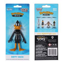 NOBLE COLLECTION Bendyfigs WB Looney Tunes Daffy Duck Mini Figurine - 849421007904