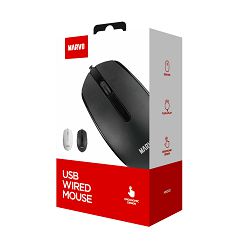 MARVO OFFICE MS003 BK WIRED MOUSE - 6932391927656