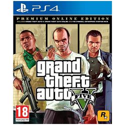 Grand Theft Auto V - Premium Online Edition (PS4) - 5026555424271