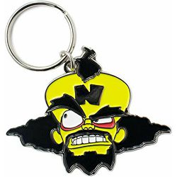 MERCHANDISE OFFICIAL CRASH BANDICOOT DR NEO CORTEX KEYCHAIN NUMSKULL - 747180369199