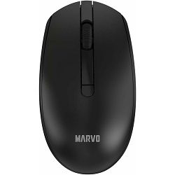 MARVO OFFICE WS005 HR BK WIRELESS COMBO BLACK SLO/CRO LAYOUT - 6932391937112
