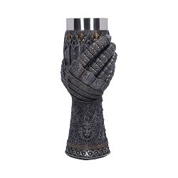 NEMESIS NOW LION HEART GAUNTLET GOBLET - 801269110703