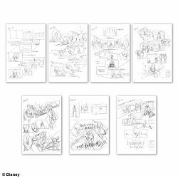 KINGDOM HEARTS POSTCARD SET B ILLUSTRATED BY TETSUYA NOMURA - 4988601365345