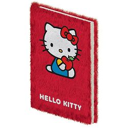 PYRAMID HELLO KITTY A5 PLUSH NOTEBOOK CASEBOUND - 5063457019051