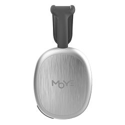 MOYE STELLAR BT HEADPHONES WITH MICROPHONE SILVER - 8605042619559