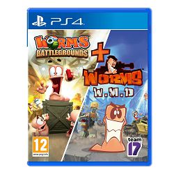 Worms Battlegrounds + Worms WMD Double Pack (PS4) - 5056208805409
