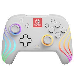 PDP SWITCH 2 & 1 AFTERGLOW WAVE WIRELESS CONTROLLER - WHITE - 708056073893