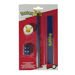 POKEMON - STATIONERY SET 4PCS - 3701638727365