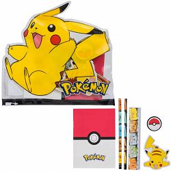 POKEMON - PIKACHU SHAPED FILLED PENCIL CASE - 3701638728393