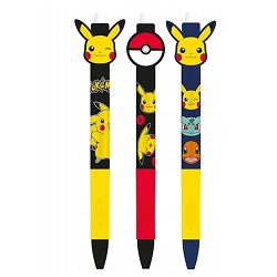 POKEMON - BALLPOINT PEN WITH ERASER - 3701638723718