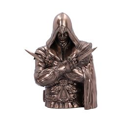 NEMESIS NOW ASSASSIN'S CREED® EZIO BUST BOX BRONZE 30CM - 801269150686