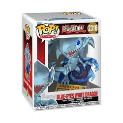 FUNKO POP PREMIUM: YU-GI-OH! - BLUE-EYES WHITE DRAGON (CARD) - 889698866088