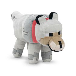 BARRADO PLUSH: MINECRAFT - GREY WOLF 30CM - 8436591587477
