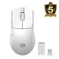 MOUSE - REDRAGON K1NG STANDARD M916-STD-1K  2.4G/BT/WIRED - WHITE - 6950376727473