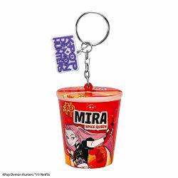 CINEREPLICAS: KPOP DEMON HUNTERS - SQUISHY KEYCHAIN  - MIRA SPICE QUEEN NOODLES - 4895205625266