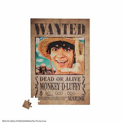 CINEREPLICAS: ONE PIECE - MAGNETIC PUZZLE - WANTED LUFFY IN A4 SIZE - 4895205618770