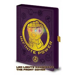 AVENGERS INFINITY WAR (GAUNTLET) LIGHT UP A5 BELEŽNICA PYRAMID - 5051265726186