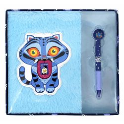 K-POP DEMON HUNTERS - STATIONERY SET A5 PLUSH NOTEBOOK WITH ERASABLE PEN - 3701638745406