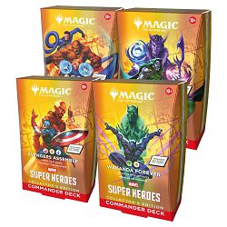 Magic: The Gatherin Marvel Super Heroes – Collector Deck Display (4 Decks) - 195166313092