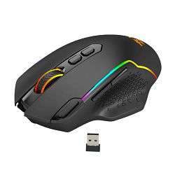 MOUSE - REDRAGON TAIPAN MAX M810 RGB BT/WIRELESS/WIRED BLACK - 6950376731302