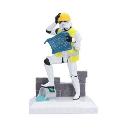 NEMESIS NOW - ORIGINAL STORMTROOPER - HIT A BRICK WALL 17.5CM - 801269164355