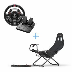 BUNDLE - THRUSTMASTER T128-P PS4/PS5/PC + PLAYSEAT CHALLENGE - 9997496870013