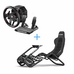 BUNDLE - THRUSTMASTER T598 PC/PS4/PS5 + PLAYSEAT TROPHY - BLACK - 9997496870037