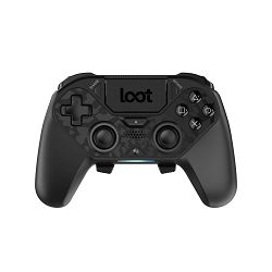LOOT WIRELESS GAMING CONTROLLER PS4/SWITCH/PC/MOBILE - BLACK - 3830048370011