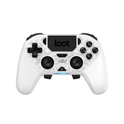 LOOT WIRELESS GAMING CONTROLLER PS4/SWITCH/PC/MOBILE - WHITE - 3830048370004