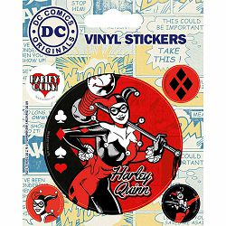 HARLEY QUINN (RETRO) NALEPKE PYRAMID - 5050293472744