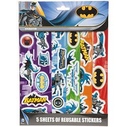 DC BATMAN 5 SHEET STICKER PACK - 5025572654548