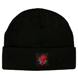 JINX CYBERPUNK 2077 SAMURAI LOGO BEANIE BLACK - 889343134227