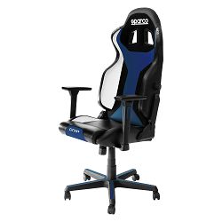 SPARCO GRIP SKY gaming stol črno - modre barve - 8033280310981