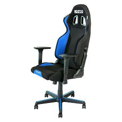 SPARCO GRIP gaming stol črno - modre barve - 8033280302719