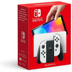 NINTENDO SWITCH CONSOLE (OLED MODEL) - WHITE - 045496453435