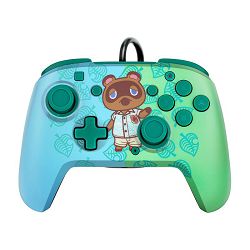 PDP NINTENDO SWITCH FACEOFF DELUXE CONTROLLER + AUDIO - ANIMAL CROSSING - 708056068264