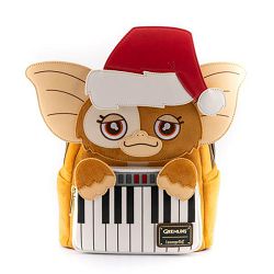 LOUNGEFLY GREMLINS GIZMO HOLIDAY COSPLAY W REMOVABLE HAT MINI BACKPACK - 671803384163