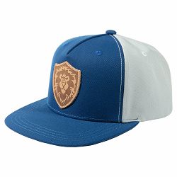 JINX WORLD OF WARCRAFT ALLIANCE LEATHER EMBLEM SNAPBACK HAT - 889343152986