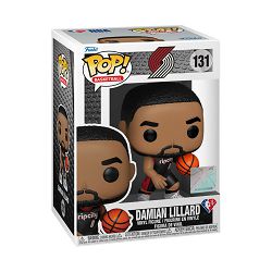 FUNKO POP NBA: BLAZERS- DAMIAN LILLARD (WHITE JERSEY) - 889698576338