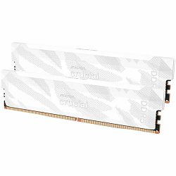 Crucial Pro OC 32GB Kit (2X16GB) DDR5-6400 CL32 UDIMM White