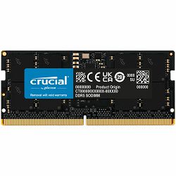 Crucial 16GB DDR5-5200 SODIMM CL42 (16Gbit), EAN: 649528936127