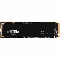 Crucial® P3 500GB 3D NAND NVMe™ PCIe® M.2 SSD Tray, EAN: 649528918871