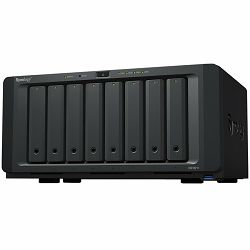 Synology DiskStation DS1821+, Tower, 8-Bay 3.5 SATA HDD/SSD, 2 x M.2 2280 NVMe SSD, CPU AMD Ryzen Quad-core 2.2 GHz, 4 GB DDR4 ECC SODIMM, 4 x RJ-45 1GbE LAN, 4 x USB 3.2 Gen 1, 2 x eSATA (expandabl