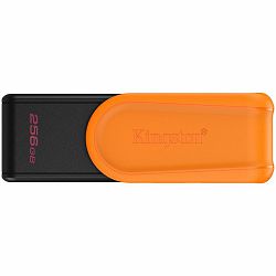 Kingston  256GB Portable USB 3.2 Gen 1 DataTraveler Exodia S (Black/Orange)
