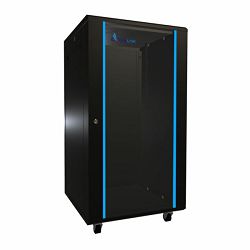 Extralink Floor Cabinet 22U, 600x600, Black
