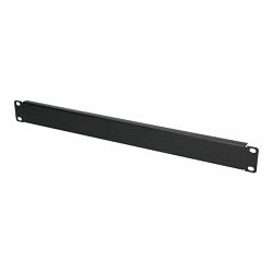 Extralink 1U 19" Front Blank Panel, Black
