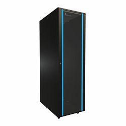 Extralink Floor Cabinet 42U, 600x1000, Black