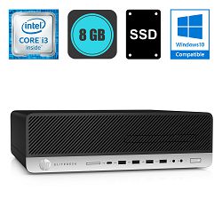 HP EliteDesk 800 G3 SFF i3-6100, 8GB DDR4, 240GB SSD